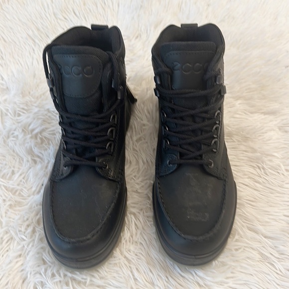 NEW $275 ECCO Men’s Track 25 Black leather GoreTec Hiking Boot size EU 42 US 8.5 - Picture 5 of 8